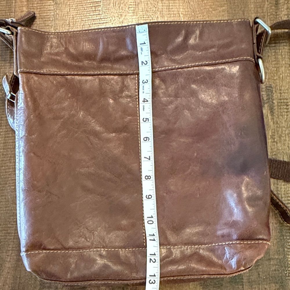 Jack George’s Brown Leather Crossbody Messenger Bag -Shoulder Bag - Picture 9 of 11
